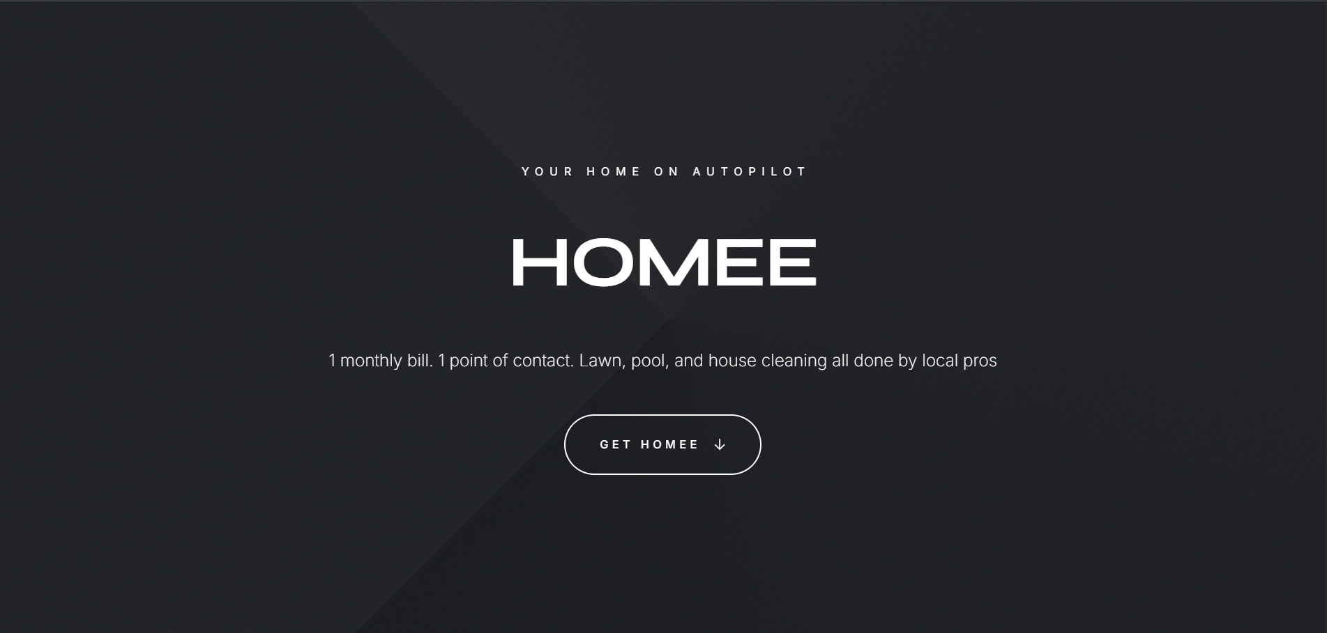 Home page screenshot